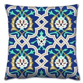 Aberto Design Cojín Multicolor 43 x 43 cm